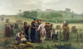 Laugee, Desire Francois: Harvesting Poppies in Picardy