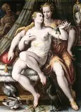 Straet, Jan van der: Vanity, Modesty and Death