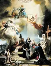 Tardieu, Jean-Charles: Allegory in Honour of the Birth of Henri de France (1820-83) Duke of Bordeaux in 1820