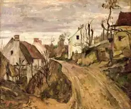 Cézanne, Paul: The Village Road, Auvers, c.1872-73