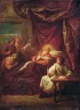 Boulogne, Bon de: The Death of St. Ambrose, before 1706