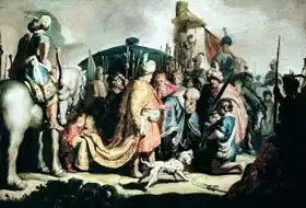 Rembrandt, van Rijn: David Offering the Head of Goliath to King Saul