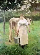 Roll, Alfred: Manda Lametrie, The Farm Maid