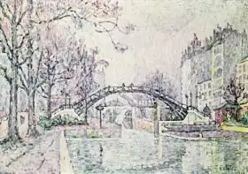 Signac, Paul: The Canal Saint-Martin