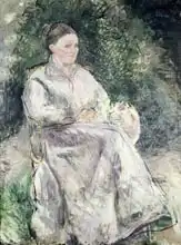 Pissarro, Camille: Portrait of Julie Velay, Wife of the Artist