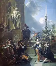 Berchem, Nicolaes P.: A Concert in a Public Square