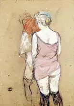 Toulouse-Lautrec, H.: Two Semi-Nude Women at the Maison de la Rue des Moulins
