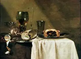 Heda, Gerrit Willemsz: The Blackcurrant Tart