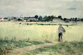 Morisot, Berthe: In the Wheatfield at Gennevilliers