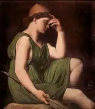 Ingres, Jean Auguste: Odysseus, study for the Apotheosis of Homer