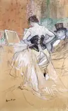 Toulouse-Lautrec, H.: Woman at her Toilet, study for 