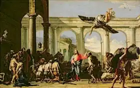 Tiepolo, Giovanni Domenico: Jesus Healing the Paralytic at the Pool of Bethesda
