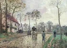 Pissarro, Camille: The Coach to Louveciennes