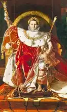 Ingres, Jean Auguste: Napoleon I (1769-1821) on the Imperial Throne