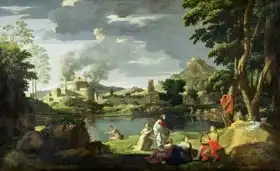 Poussin, Nicolas: Orpheus and Eurydice