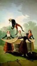 Goya, Francisco: El Pelele (The Puppet) 1791-2