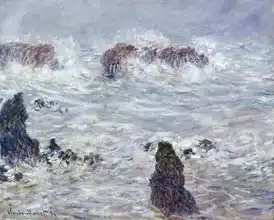 Monet, Claude: Storm, off the Coast of Belle-Ile