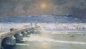 Lebourg, Albert-Charles: The Snow in the Auvergne