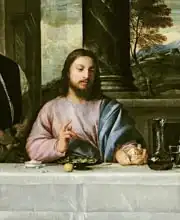 Tizian: The Supper at Emmaus