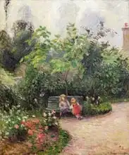 Pissarro, Camille: A Corner of the Garden at the Hermitage, Pontoise