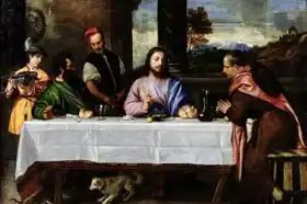Tizian: The Supper at Emmaus