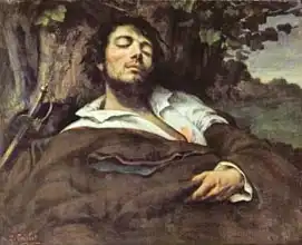Courbet, Gustave: The Wounded Man (self portrait)