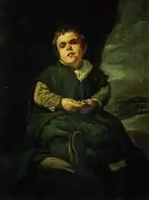 Velazquez, Diego: The Court Dwarf, Don Franciso Lezcano called 
