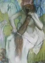 Degas, Edgar: Woman Combing her Hair, 1887-90