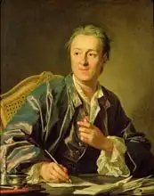 Loo, Louis Michel van: Portrait of Denis Diderot (1713-84) 1767