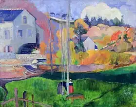 Gauguin, Paul: Brittany Landscape: the David Mill