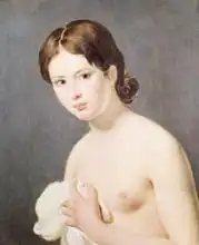 David, Jacques-Louis: Portrait of a young girl. c. 1795