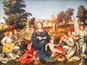 Lopez, Gregorio: Virgin and Child and angels, 1536-38