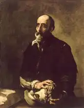 Ribera, P.: Portrait of the Blind Sculptor, Gambazo (1602-64) 1632