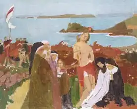 Denis, Maurice: Saint Sebastian by the sea