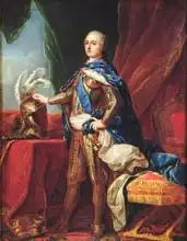 Loo, Carle Van: Portrait of Louis XV in armour