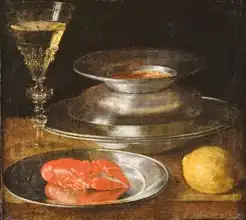 Stoskopff, Sebastian: Still life with lobster