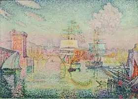 Signac, Paul: Entrance to the Port of Marseille