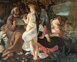 Caravaggio, M.: Rest on the Flight into Egypt