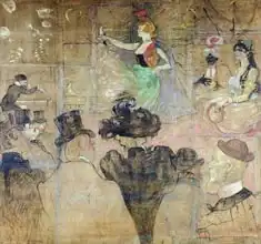 Toulouse-Lautrec, H.: Dancing at the Moulin Rouge: La Goulue