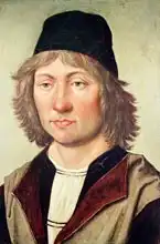 Spain school (15th century): Portrait of a young man