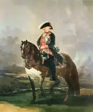 Goya, Francisco: Equestrian portrait of King Carlos IV, 1800-1801