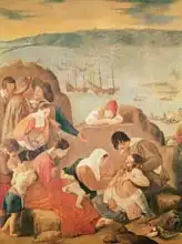 Maino, Fray Jaun Bautista: Care of women after the battle at the reconquest of the San Salvador Bay, Brazil