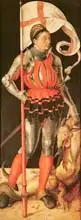 Dürer, Albrecht: Stephan Paumgartner portrayed as Saint George, left panel of the Paumgartner Altarpiece