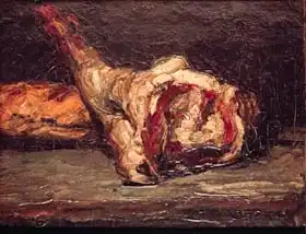 Cézanne, Paul: Still Life of a Leg of Mutton and Bread