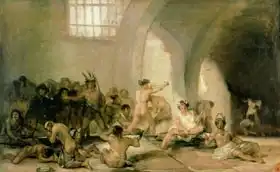 Goya, Francisco: The Madhouse, 1812-15