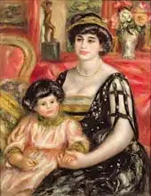 Renoir, Auguste: Madame Josse Bernheim-Jeune and her Son Henry