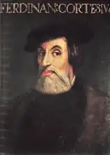 Italian school (16th century): Portrait of Hernando Cortes (1485-1547)