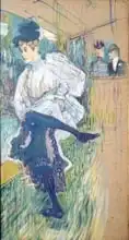 Toulouse-Lautrec, H.: Jane Avril (1868-1943) Dancing
