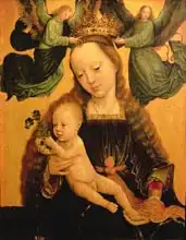 David, Jacques-Louis: Madonna and Child Crowned by Two Angels