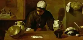 Velazquez, Diego: Kitchen Maid with the Supper at Emmaus